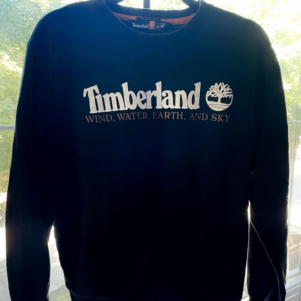 Timberland Wind, Water, Earth, and Sky Crewneck Sweatshirt - Black - Women’s XS